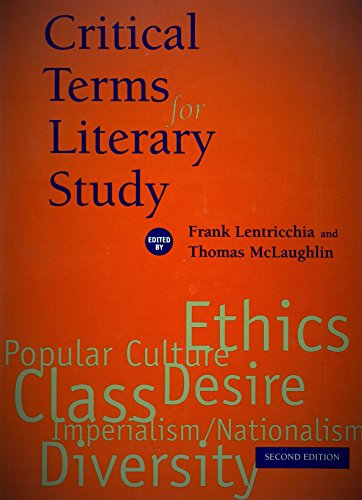 Critical Terms for Literary Study, Second Edition von University of Chicago Press